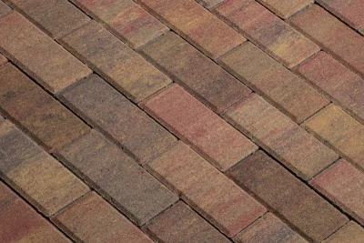 Плитка тротуарная "Брусчатка" 200х100х60 Колормикс Алтайский Марс