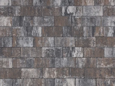 Плитка тротуарная "Брусчатка" 200х100х40 Колормикс Карелия