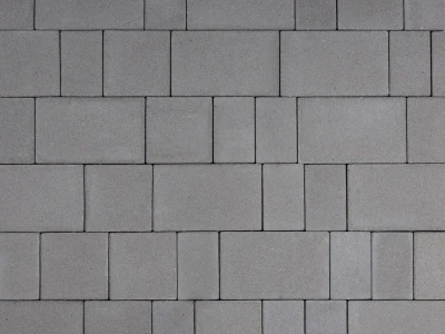 Плитка тротуарная "Городской микс" 60 мм Стандарт серый