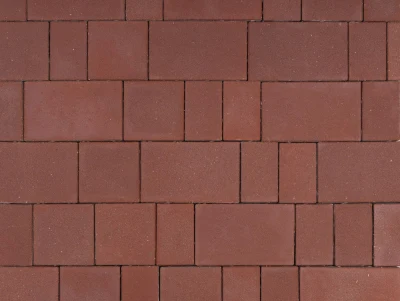 Плитка тротуарная "Городской микс" 60 мм Стандарт красный