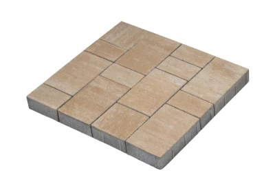 Плитка тротуарная "Городской микс" 60 мм Колормикс Соборная площадь