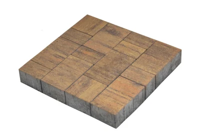 Плитка тротуарная "Городской микс" 80 мм Колормикс Хакасия