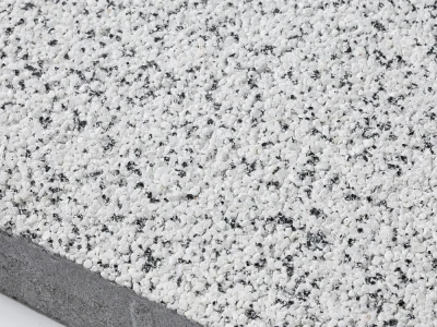 Плитка тротуарная "Городской микс" 60 мм Мрамор Белый с черным